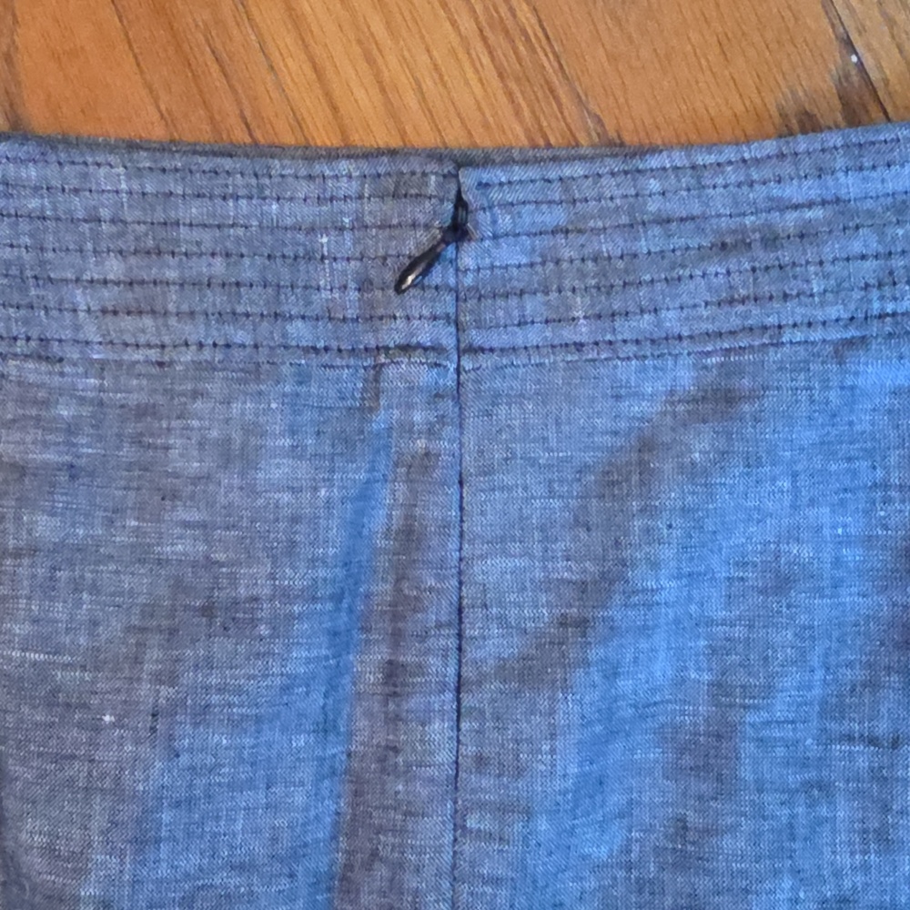 Banana Republic Size 8 Linen A-Line Skirt - BEAUTIFUL! - Picture 8 of 13